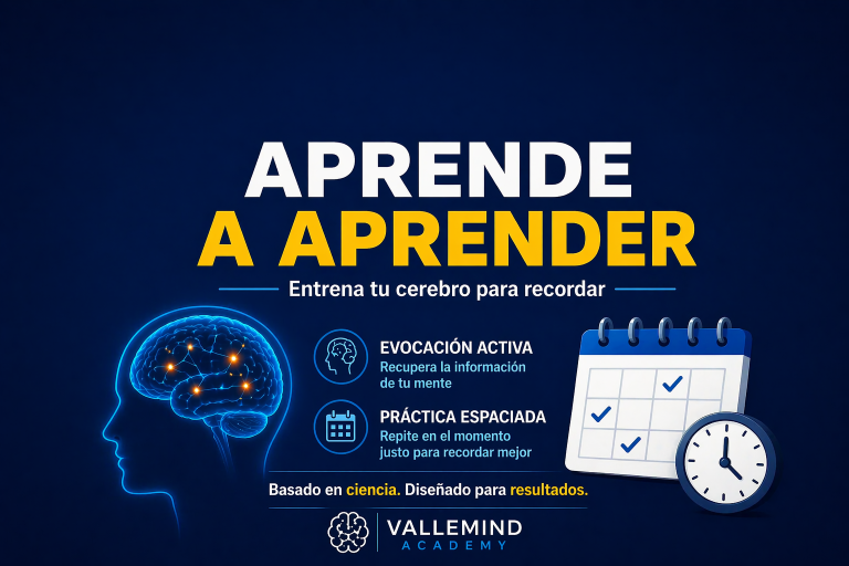 Evocación activa y práctica espaciada.